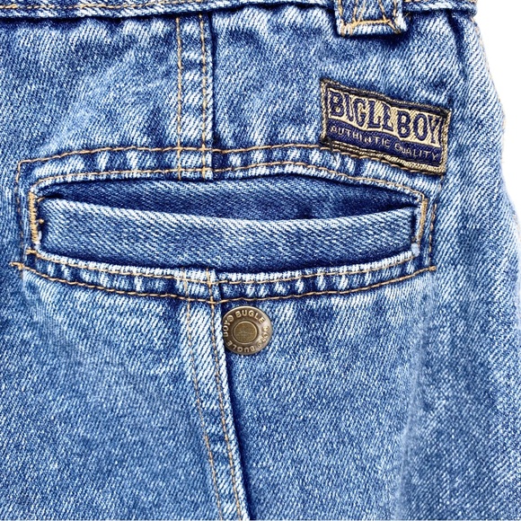 VINTAGE Bugle Boy High Rise Denim Jogger Pants Size 4/6 - Picture 6 of 9